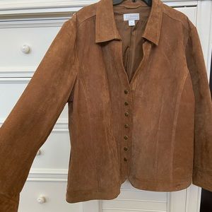 CJ Banks Leather Jacket